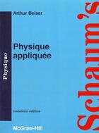 Couverture du livre « Physique appliquee 3e » de Beiser aux éditions Mc Graw Hill Allemagne
