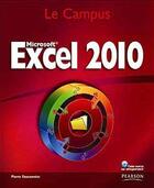 Couverture du livre « Excel 2010 » de Fauconnier Pierre aux éditions Pearson