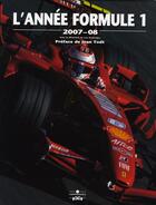 Couverture du livre « L'année formule 1 2007/2008 » de Domenjoz L aux éditions Chronosports