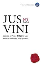 Couverture du livre « Jus vini journal of wine et spirits law - n 1/2020 - revue de droit du vin et des spiritueux » de Georgopoulos T. aux éditions Mare & Martin