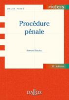 Couverture du livre « Procédure pénale (édition 2012) » de Bernard Bouloc aux éditions Dalloz