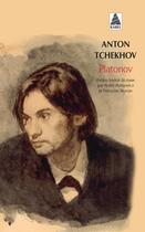 Couverture du livre « Platonov » de Anton Tchekhov aux éditions Actes Sud
