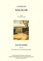 Couverture du livre « Les plaisirs ; le Liban et la francophonie » de  aux éditions Confluences