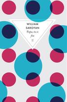 Couverture du livre « Papa, tu es fou » de William Saroyan aux éditions Zulma