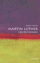 Couverture du livre « Martin luther » de Scott H. Hendrix aux éditions Oxford Up Elt