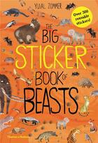 Couverture du livre « The big sticker book of beasts » de Yuval Zommer aux éditions Thames & Hudson