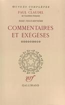 Couverture du livre « Oeuvres complètes t.27 » de Paul Claudel aux éditions Gallimard