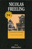Couverture du livre « Psychanalyse d'un crime ; une enquête du Maigret hollandais » de Nicolas Freeling aux éditions Omnibus