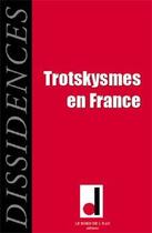 Couverture du livre « Trotskysmes en France » de  aux éditions Bord De L'eau