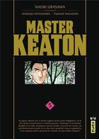 Couverture du livre « Master Keaton Tome 5 » de Naoki Urasawa et Takashi Nagasaki et Hokusei Katsushika aux éditions Kana