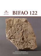 Couverture du livre « BIFAO t.122 » de  aux éditions Ifao