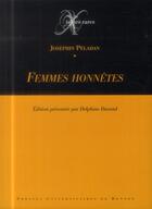 Couverture du livre « Femmes honnêtes » de Peladan Josephi aux éditions Pu De Rennes