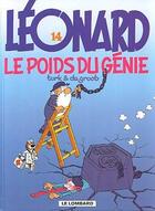 Couverture du livre « Léonard T.14 ; le poids du génie » de Bob De Groot et Turk aux éditions Lombard