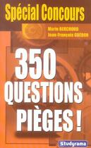 Couverture du livre « 350 questions pieges ! special concours » de Marie Berchoud aux éditions Studyrama