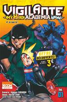 Couverture du livre « Vigilante - my hero Academia illegals Tome 1 » de Kohei Horikoshi et Hideyuki Furuhashi et Betten Court aux éditions Ki-oon