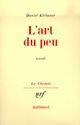 Couverture du livre « L'art du peu » de Daniel Klebaner aux éditions Gallimard (patrimoine Numerise)