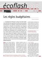 Couverture du livre « Ecoflash N 308 Mai 2016 Les Regles Budgetaires » de Schwengler Bernard aux éditions Reseau Canope