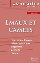 Couverture du livre « Émaux et camées, de Théophile Gautier » de  aux éditions Editions Du Cenacle