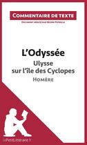 Couverture du livre « L'Odyssée d'Homère : Ulysse sur l'île des cyclopes » de Helene Patrelle aux éditions Lepetitlitteraire.fr