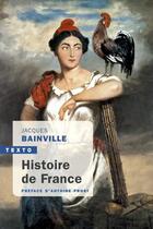 Couverture du livre « Histoire de France » de Jacques Bainville aux éditions Tallandier