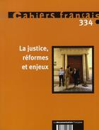 Couverture du livre « La justice, réformes et enjeux » de  aux éditions Documentation Francaise