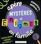 Couverture du livre « Apéro mystères et énigmes en famille » de  aux éditions Larousse