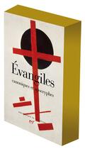 Couverture du livre « Évangiles canoniques et apocryphes » de Anonyme aux éditions Gallimard