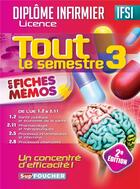 Couverture du livre « DEI ; tout le semestre 3 en fiches mémos (2e édition) » de  aux éditions Foucher