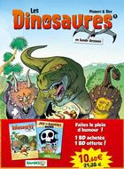 Couverture du livre « Les dinosaures en bande dessinée Tome 1 » de Arnaud Plumeri et Bloz aux éditions Bamboo