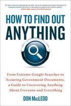 Couverture du livre « How to Find Out Anything » de Don Macleod aux éditions Penguin Group Us