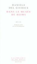 Couverture du livre « Dans le musee de reims » de Daniele Del Giudice aux éditions Seuil