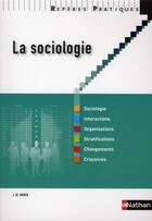 Couverture du livre « La sociologie (édition 2010) » de Jean-Michel Morin aux éditions Nathan