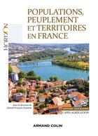 Couverture du livre « Populations, peuplement et territoires - capes-agregation histoire-geographie » de  aux éditions Armand Colin