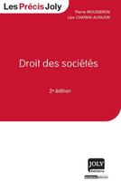 Couverture du livre « Droit des sociétés » de Pierre Mousseron aux éditions Joly