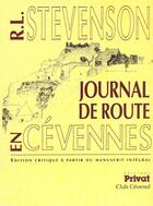 Couverture du livre « Journal de route » de Robert Louis Stevenson aux éditions Privat