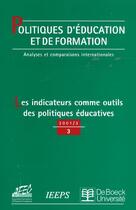 Couverture du livre « Politiques d'education et de formation 2001/3 » de  aux éditions De Boeck Superieur