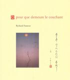Couverture du livre « Pour que demeure le couchant » de Richard Fasseur aux éditions Dervy