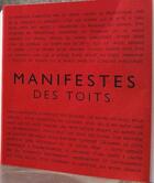 Couverture du livre « Manifestes des toits » de Comnene Cyrille aux éditions Les Venterniers