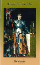 Couverture du livre « Livret De Neuvaine A Ste Jeanne D'Arc » de Ets Prouvost aux éditions Prouvost