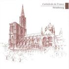 Couverture du livre « Lot de 5 cartes cathedrale de france - strasbourg » de  aux éditions Satisfecit