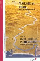 Couverture du livre « Auguste et rome suivi de ostie, port et porte de rome » de Fraschetti/Pavo aux éditions Pu Du Midi