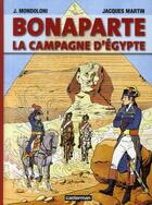 Couverture du livre « Bonaparte, la campagne d'egypte » de Martin/Mondolini aux éditions Casterman