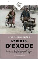 Couverture du livre « Paroles d'exode » de Jean-Pierre Gueno aux éditions J'ai Lu