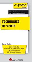Couverture du livre « Techniques de vente (2e édition) » de Fabrice Castier aux éditions Gualino