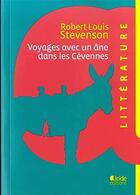 Couverture du livre « Voyages avec un âne dans les Cévennes » de R.L. Stevenson aux éditions Alcide