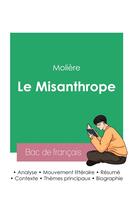 Couverture du livre « Réussir son Bac de français 2023 : Analyse du Misanthrope de Molière » de Moliere aux éditions Bac De Francais