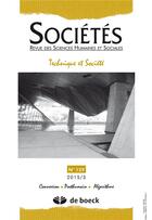 Couverture du livre « Societes 2015/3 - 129 - technique et societe » de  aux éditions De Boeck Superieur