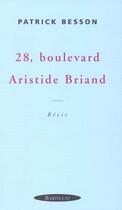 Couverture du livre « 25 boulevard aristide briand » de Patrick Besson aux éditions Bartillat