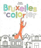 Couverture du livre « Bruxelles à colorier » de Gwen Gueguan aux éditions Cfc