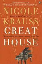 Couverture du livre « Great House » de Nicole Krauss aux éditions Adult Pbs